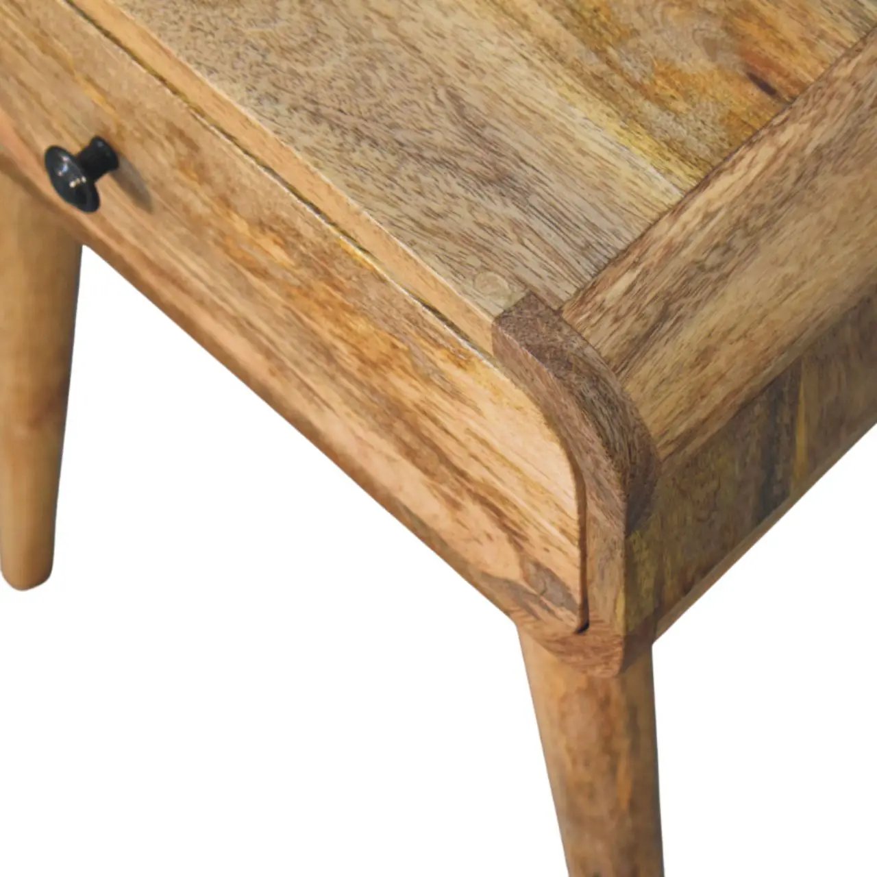Solid Wood Avora Nightstand with 1-Drawer, Oak-ish by HouseOfZazla