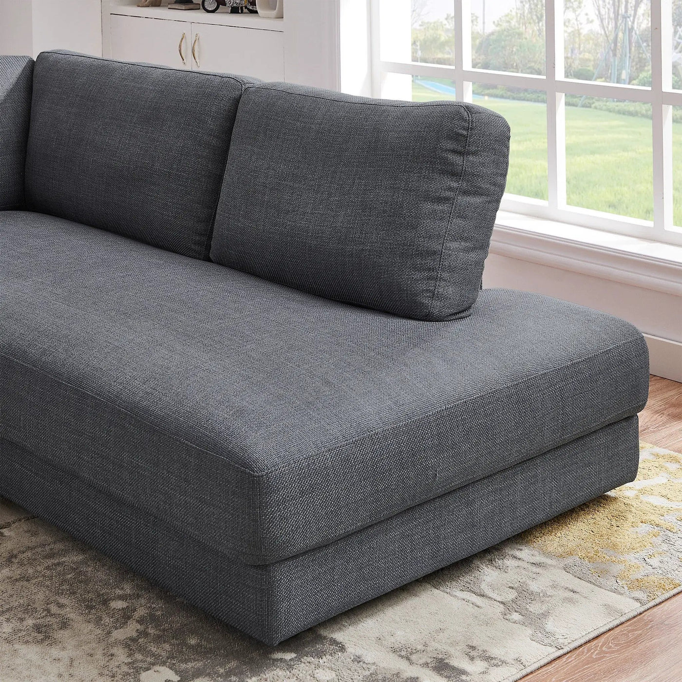 Glander - Comfortable Cozy Sectional Sofa by HouseOfZazla