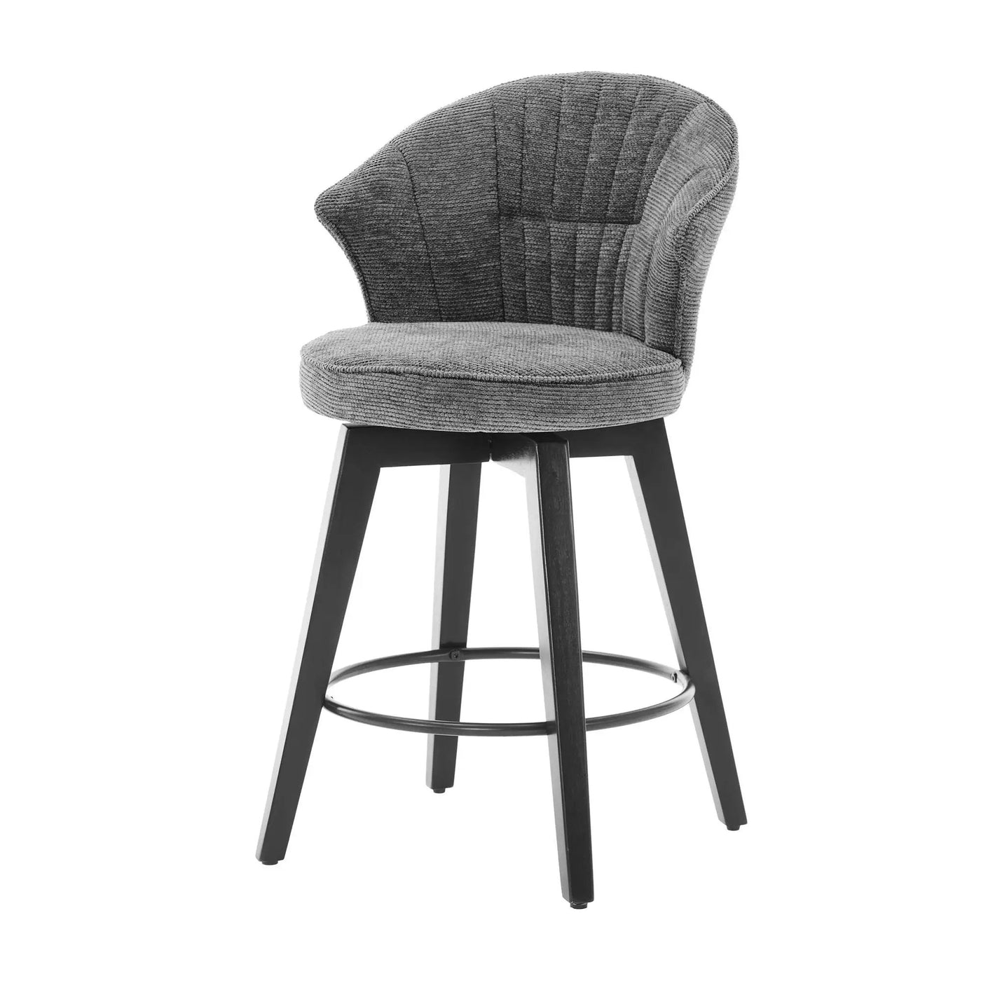 Wing Back Swivel Bar Stools (Set of 2) by HouseOfZazla