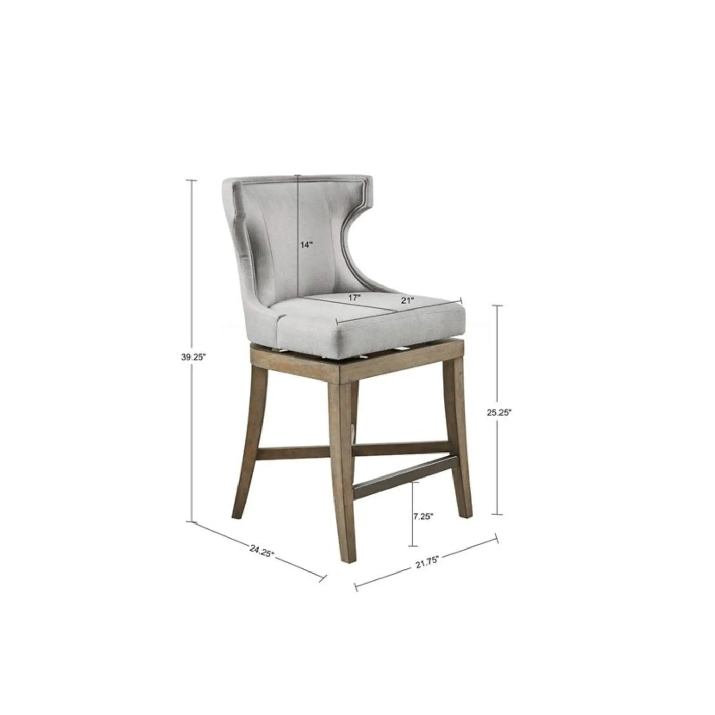 Carson - Counter Stool With Swivel Seat by HouseOfZazla
