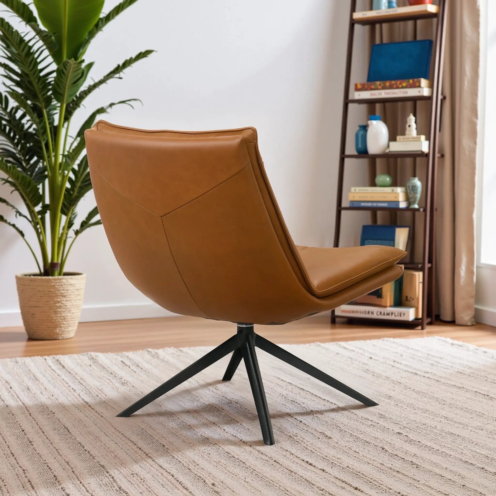 Oakland Mid-Century Modern Swivel Chair by HouseOfZazla