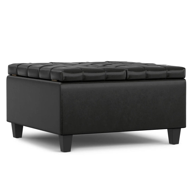 Harrison - Upholstered Coffee Table Storage Ottoman by HouseOfZazla