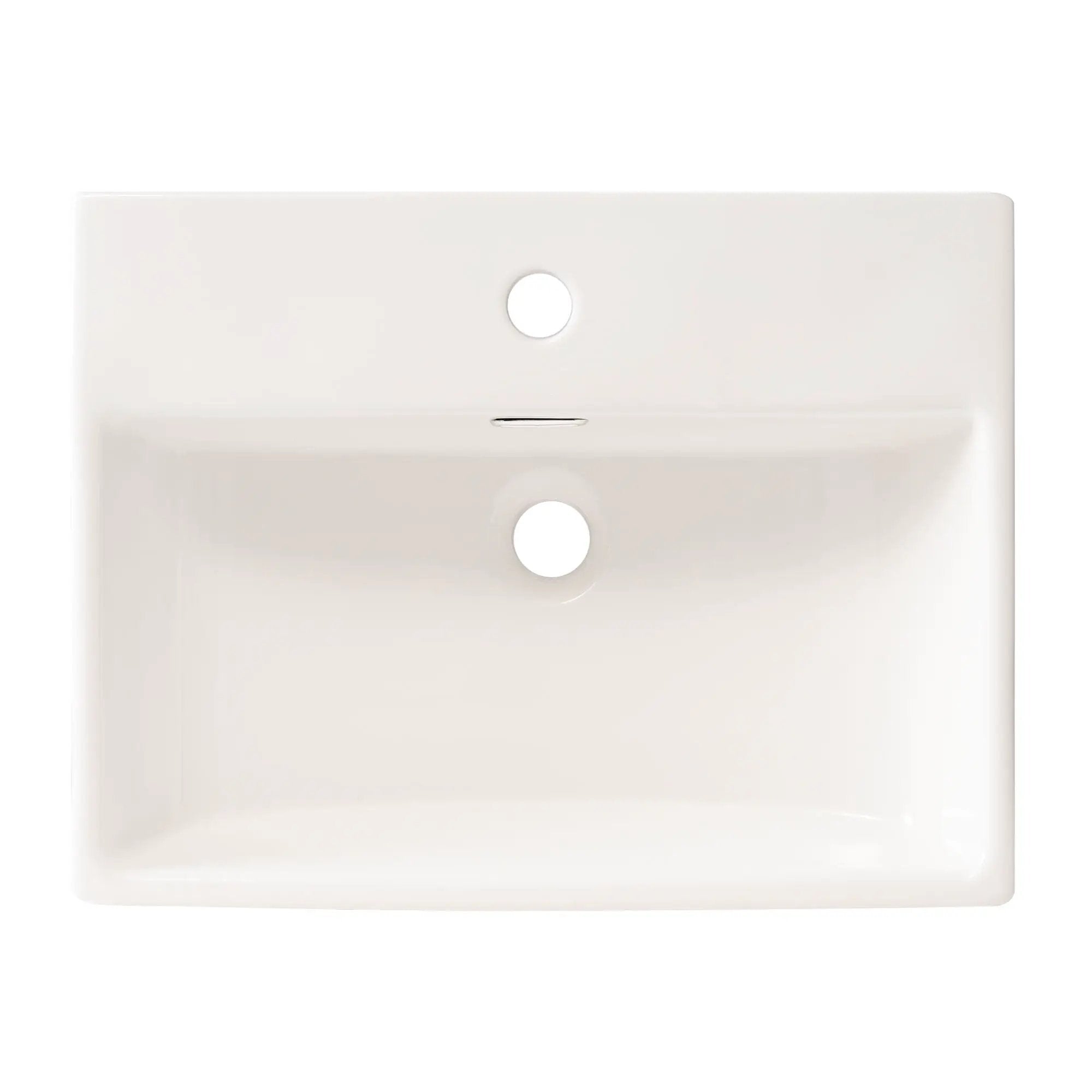 Bathroom Vanity With Ceramic Sink And Ample Storage, Ideal For Small Bathrooms by HouseOfZazla
