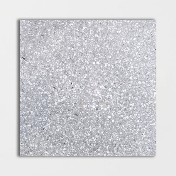 Acero Honed Terrazzo Tiles 23 5/8x23 5/8