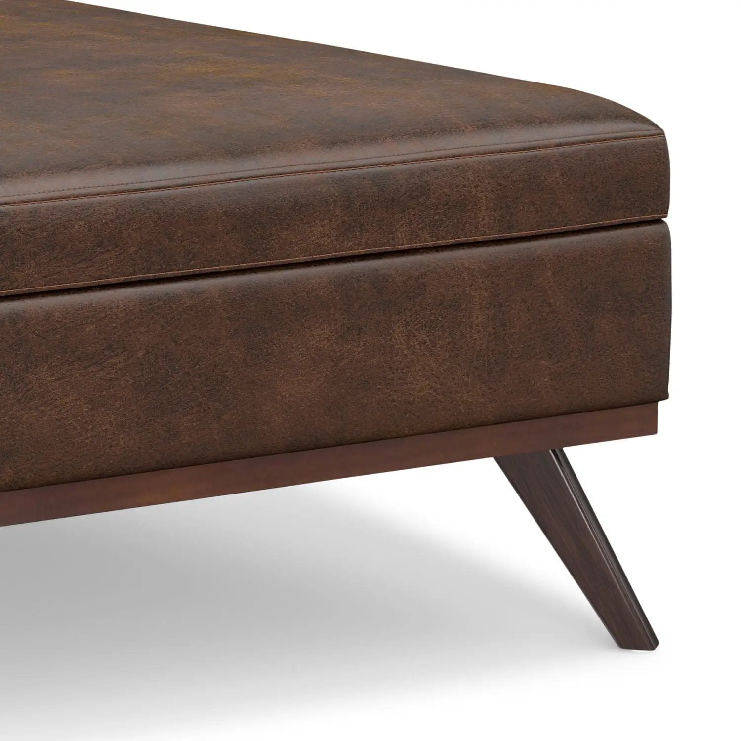 Owen - Multifunctional Square Coffee Table Storage Ottoman by HouseOfZazla