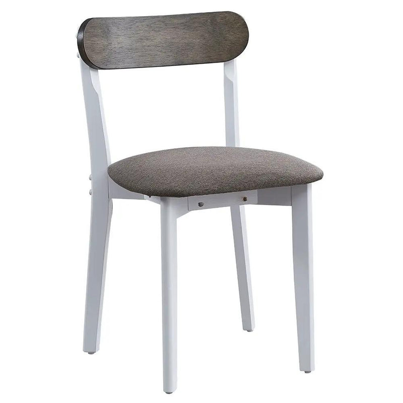 Fidelity - 5 Piece Dining Set - White & Gray by Unique Piece Furniture