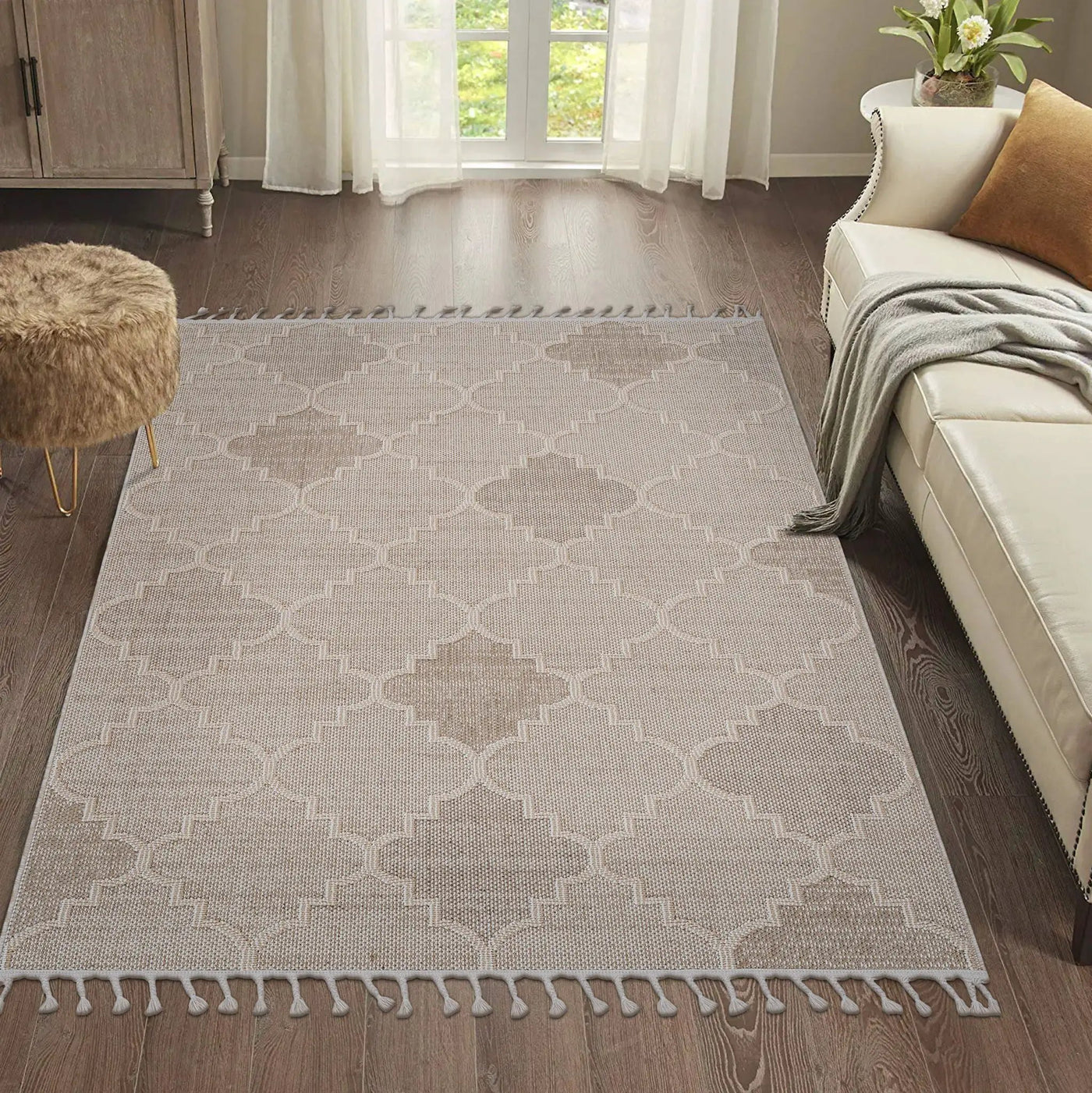 Guros - Indoor / Outdoor Trellis Area Rug by HouseOfZazla