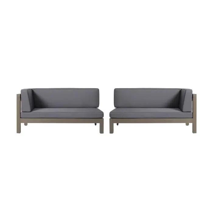 Brava - X Back Corner Bench by HouseOfZazla