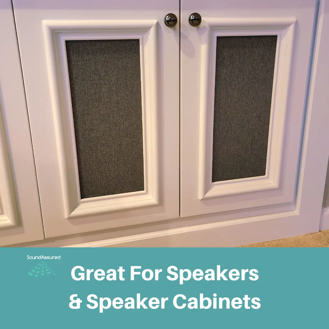 Dual Layer Acoustic Fabric for DIY Panels & Speakers by SoundAssured