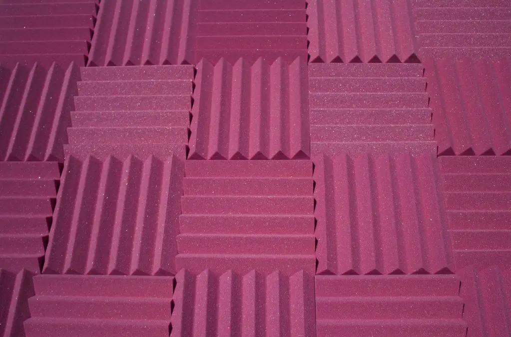 Easy Mount Acoustic Foam Kit - 12x12x2" Acoustic Foam Panels With Adhesive - Wedge Style - 4 Pack by SoundAssured
