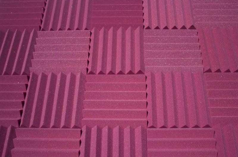 2 Inch Acoustic Foam Wedge Style Panels - 13 Color Options by SoundAssured
