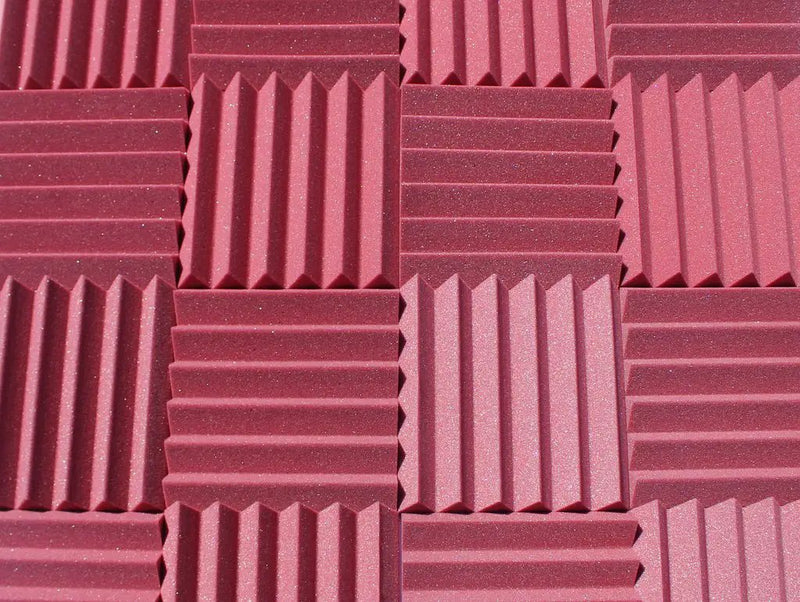 2 Inch Acoustic Foam Wedge Style Panels - 13 Color Options by SoundAssured