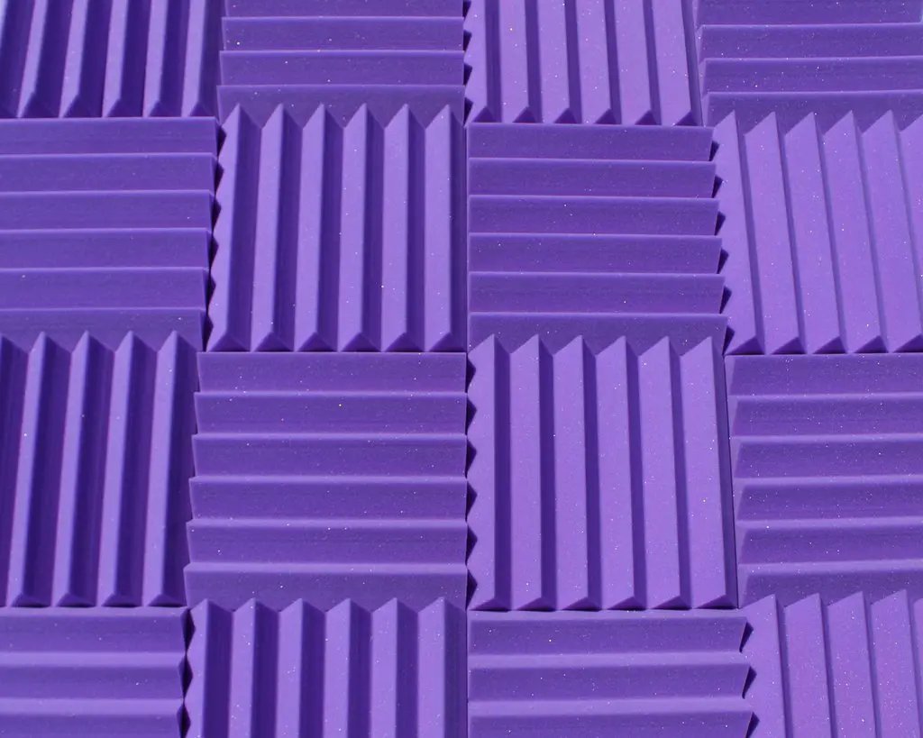 2 Inch Acoustic Foam Wedge Style Panels - 13 Color Options by SoundAssured