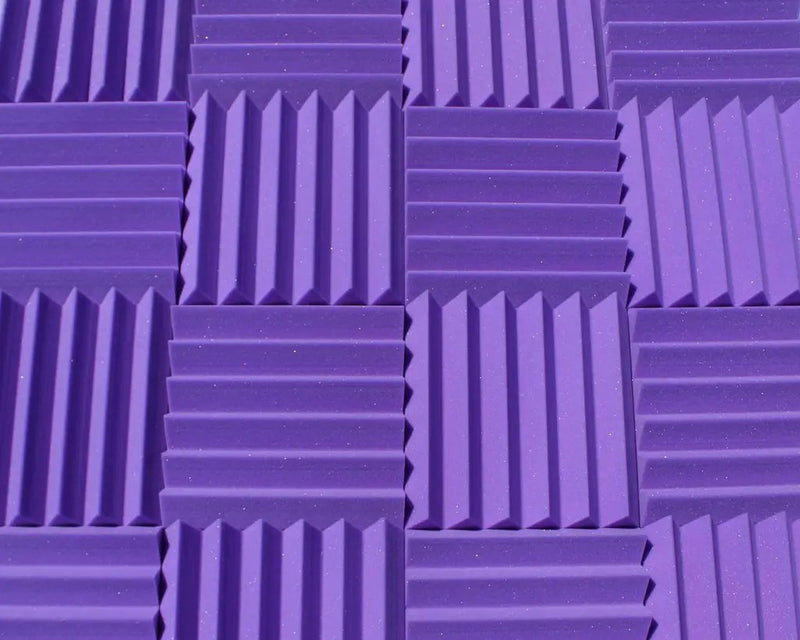 Easy Mount Acoustic Foam Kit - 12x12x2" Acoustic Foam Panels With Adhesive - Wedge Style - 4 Pack by SoundAssured