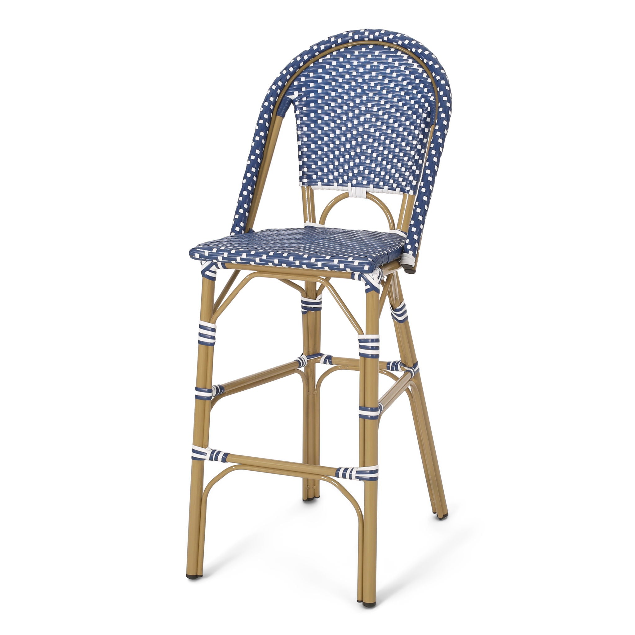Outdoor PE Rattan French Barstool Set by HouseOfZazla
