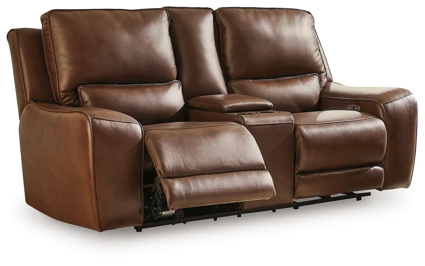DeepWakes - Power Reclining Loveseat / Console / Adjustable Headrest by Unique Piece Furniture