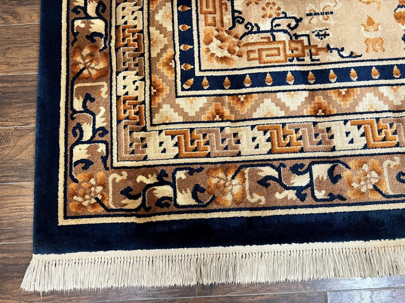 Karastan Rug 8.8 x 12, Cathay Medallion #727, Wool Karastan Carpet, Original Collection 700 Series, Discontinued, Vintage Karastan Area Rug by Jewel Rugs