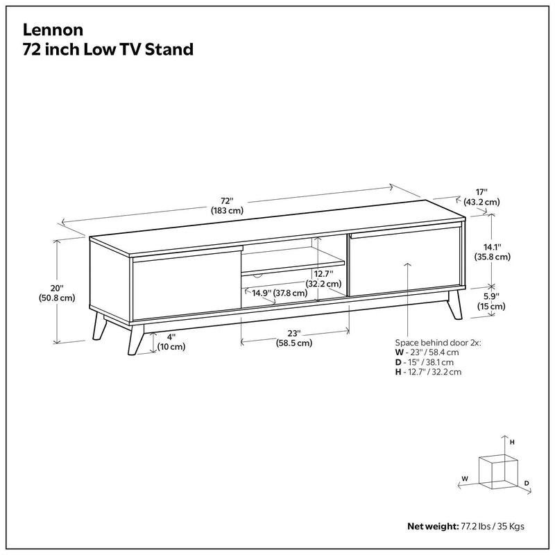 Lennon - Handcrafted Low TV Stand by Unique Piece Furniture
