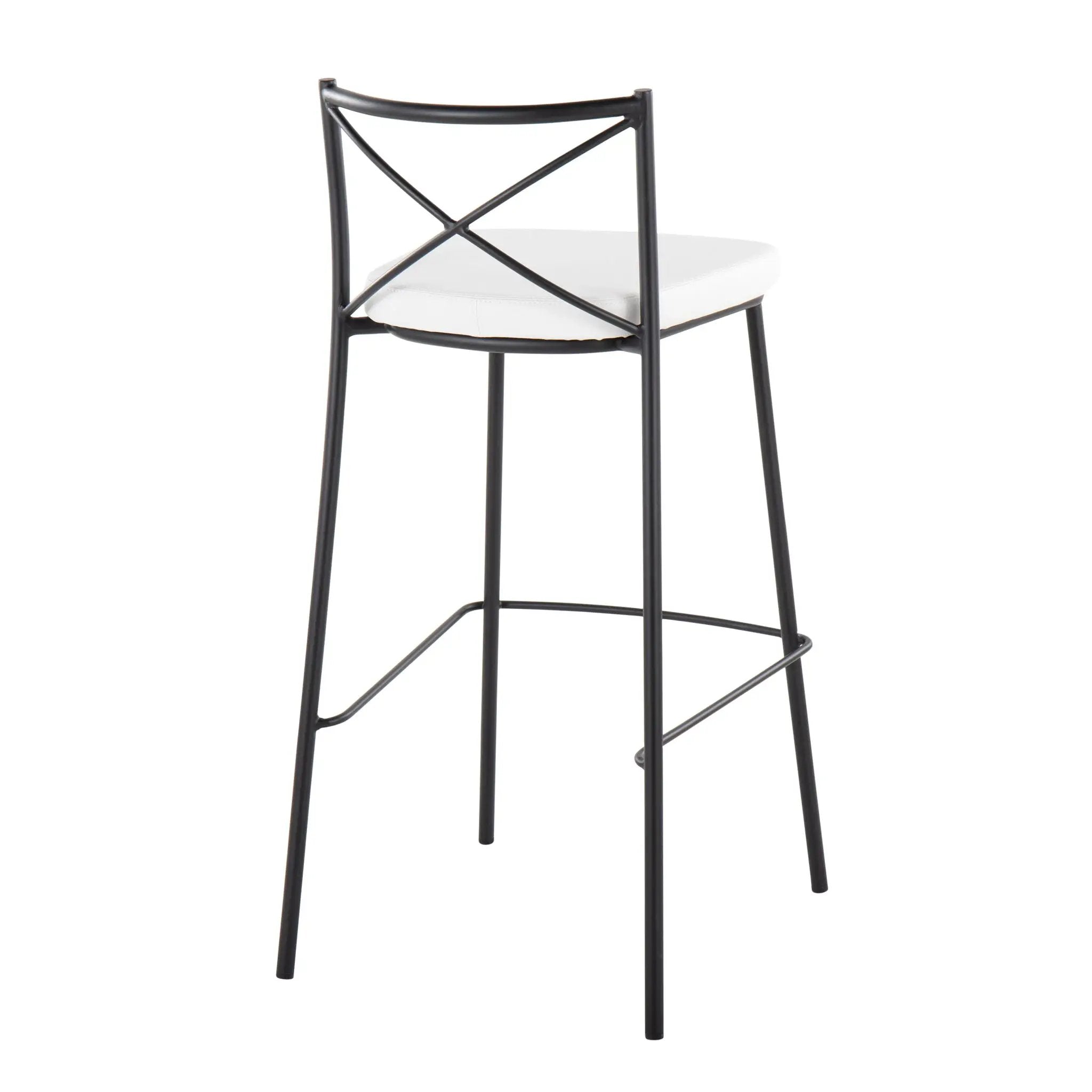 Modern Charlotte - Contemporary Fixed Height Barstool (Set of 2) by Unique Piece Furniture