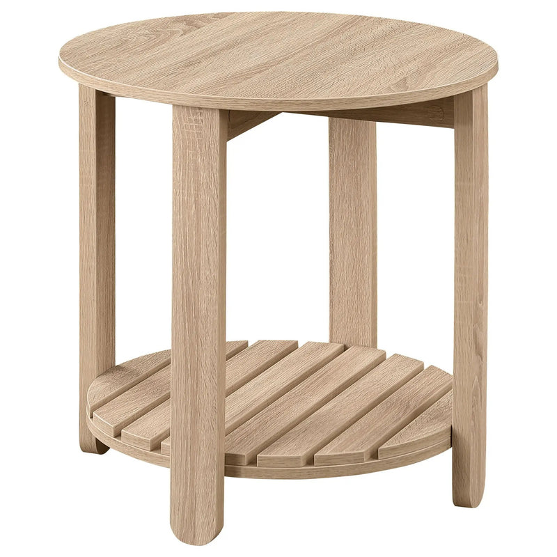Altos - 1 Shelf Round Table by HouseOfZazla