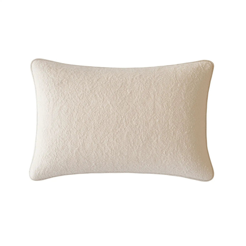 Homey Cozy - Textured Throw Pillow - Ivory by Unique Piece Furniture