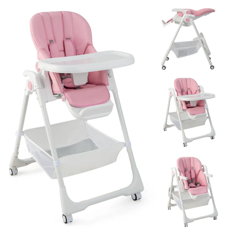 Convertible Infant Dining Chair with 5 Backrest and 3 Footrest Positions by DirectDeals