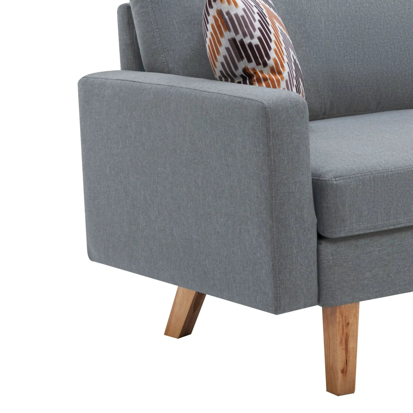 Bahamas - Minimalistic Sofa With 2 Throw Pillows by HouseOfZazla
