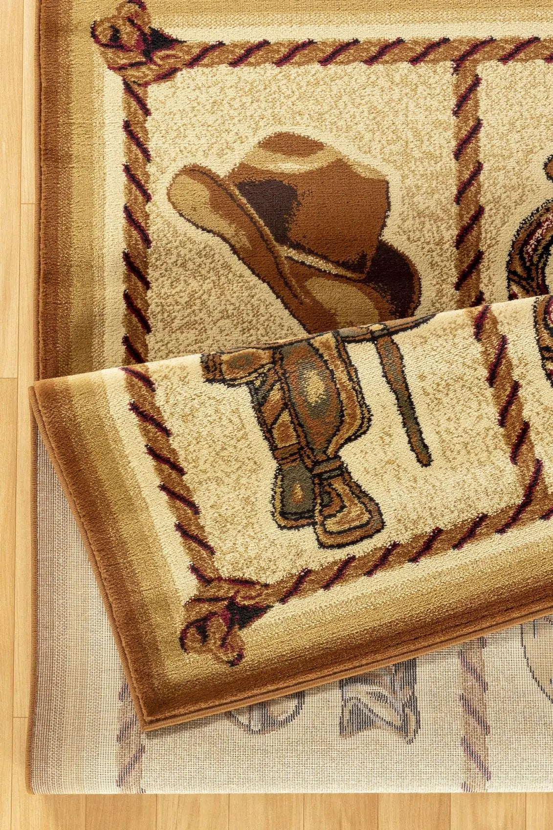 Tribes - 5'3" X 7'3" Southwest Area Rug - Beige by HouseOfZazla