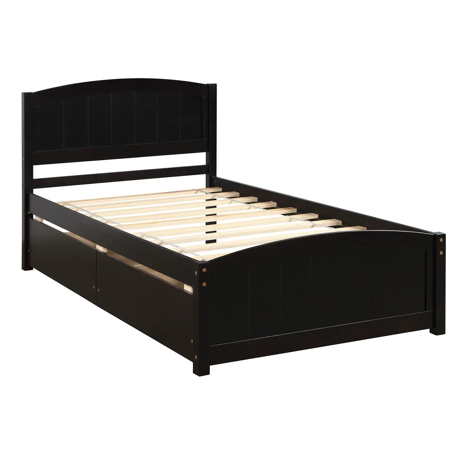 Platform Bed & Headboard, Footboard And Wood Slat Support by Unique Piece Furniture