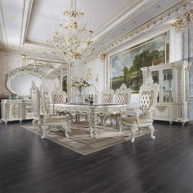 Vanaheim - 58" Mirror - Antique White by Unique Piece Furniture