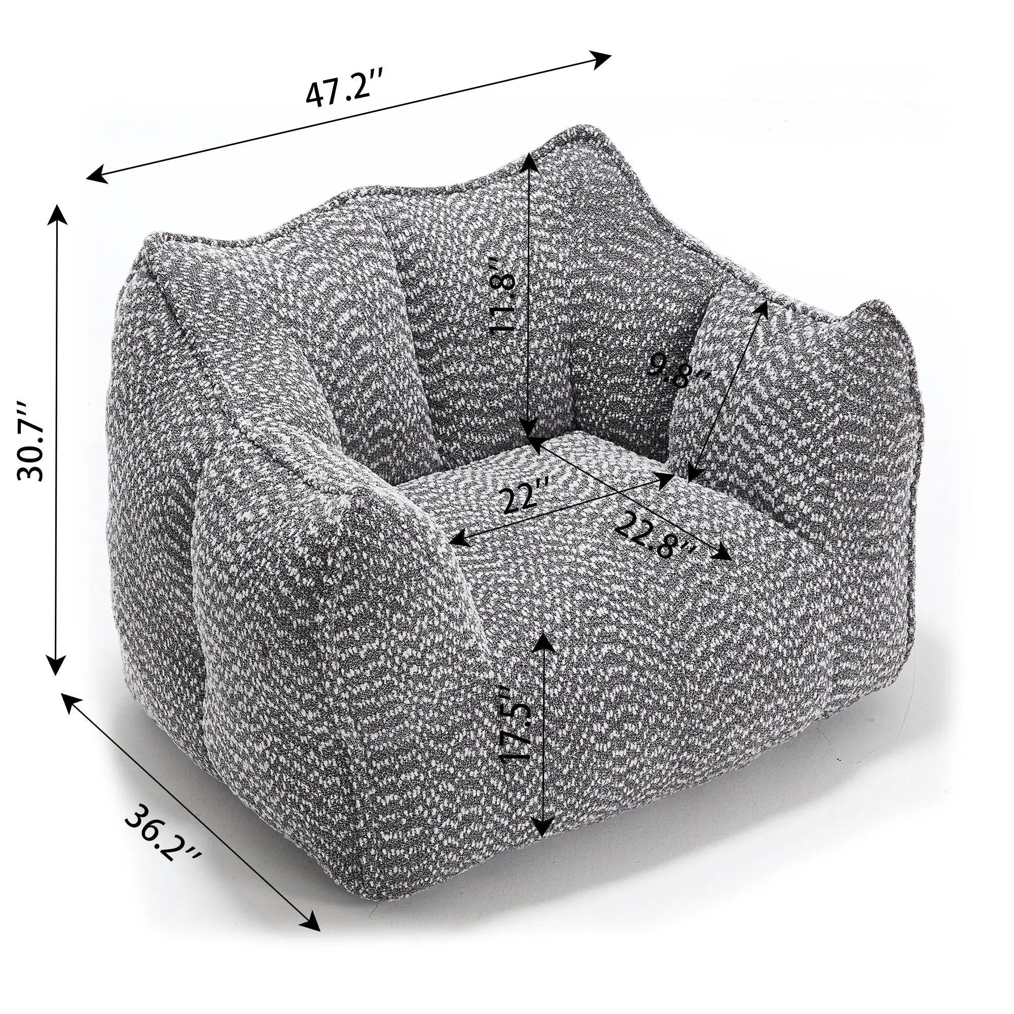 Comfortable Sofa Chairs With Highly Resilient Foam For Living Rooms And Bedrooms by Unique Piece Furniture