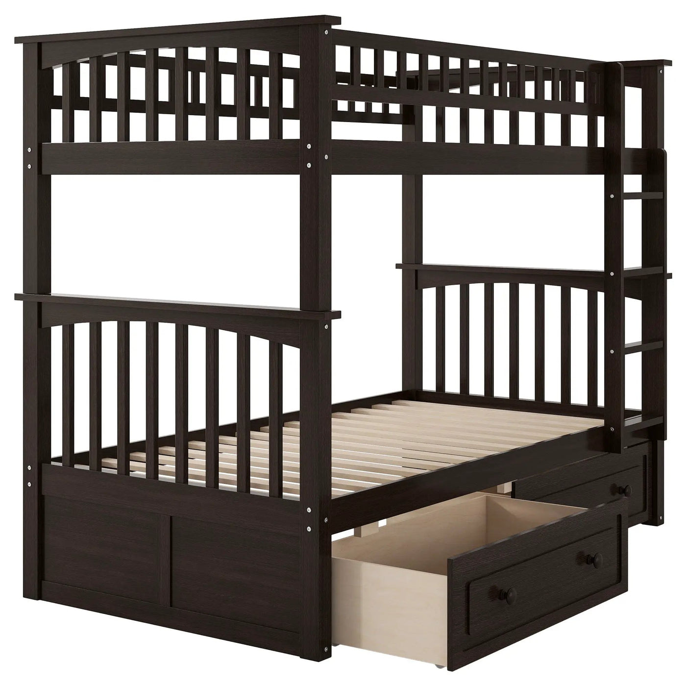 Bunk Bed With Drawers, Convertible Design by HouseOfZazla
