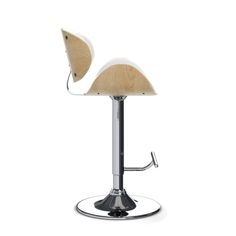 Marana - Handcrafted Bentwood Adjustable Swivel Bar Stool by Unique Piece Furniture