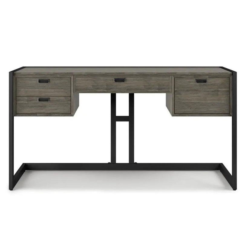 Hampden - Desk - Weathered Gray by Unique Piece Furniture