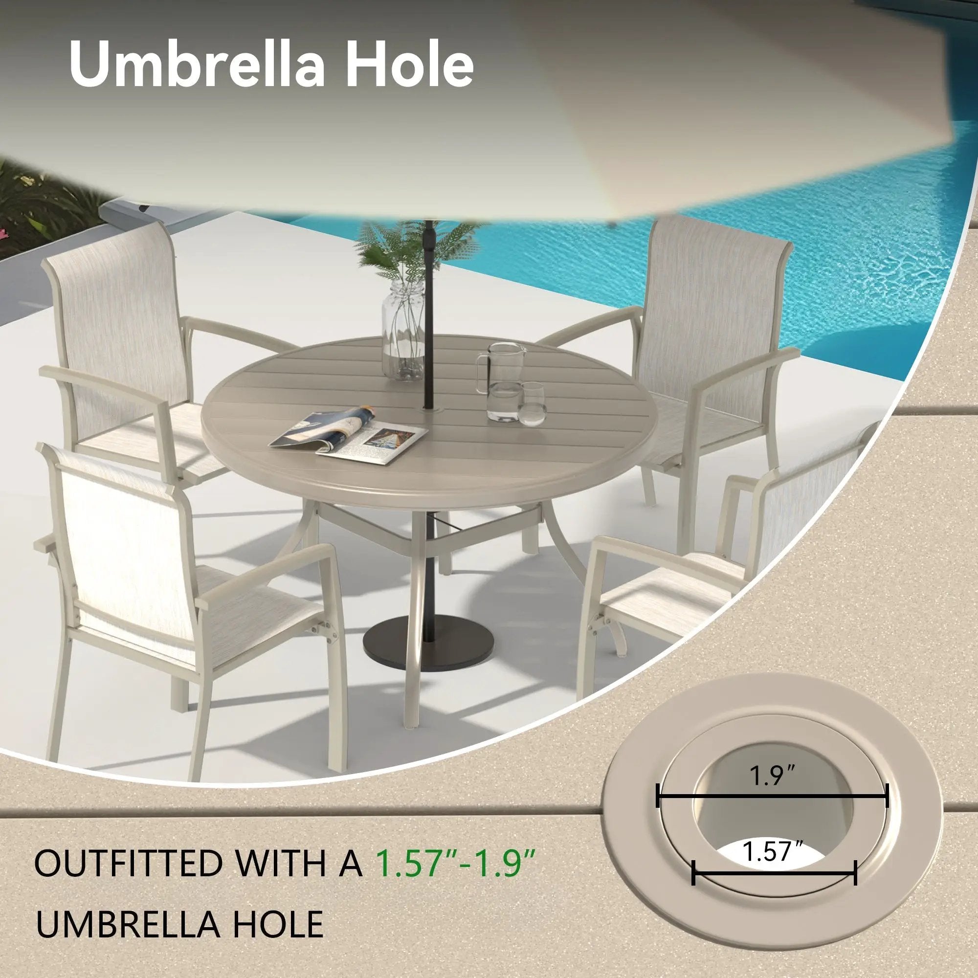 7 Pieces Patio Dining Set by HouseOfZazla