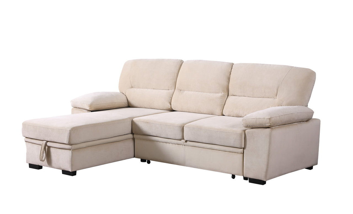 Kipling - Reversible Sleeper Sectional Sofa Chaise, photo 11 of 14