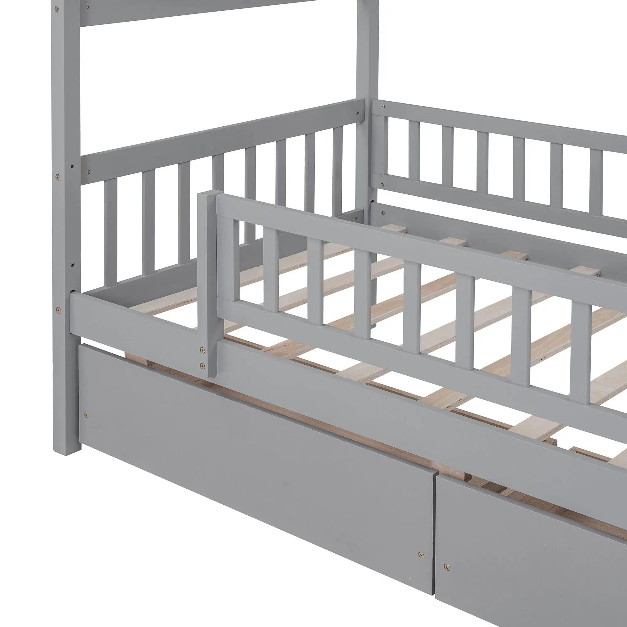 House Bed With 2 Drawers by Unique Piece Furniture