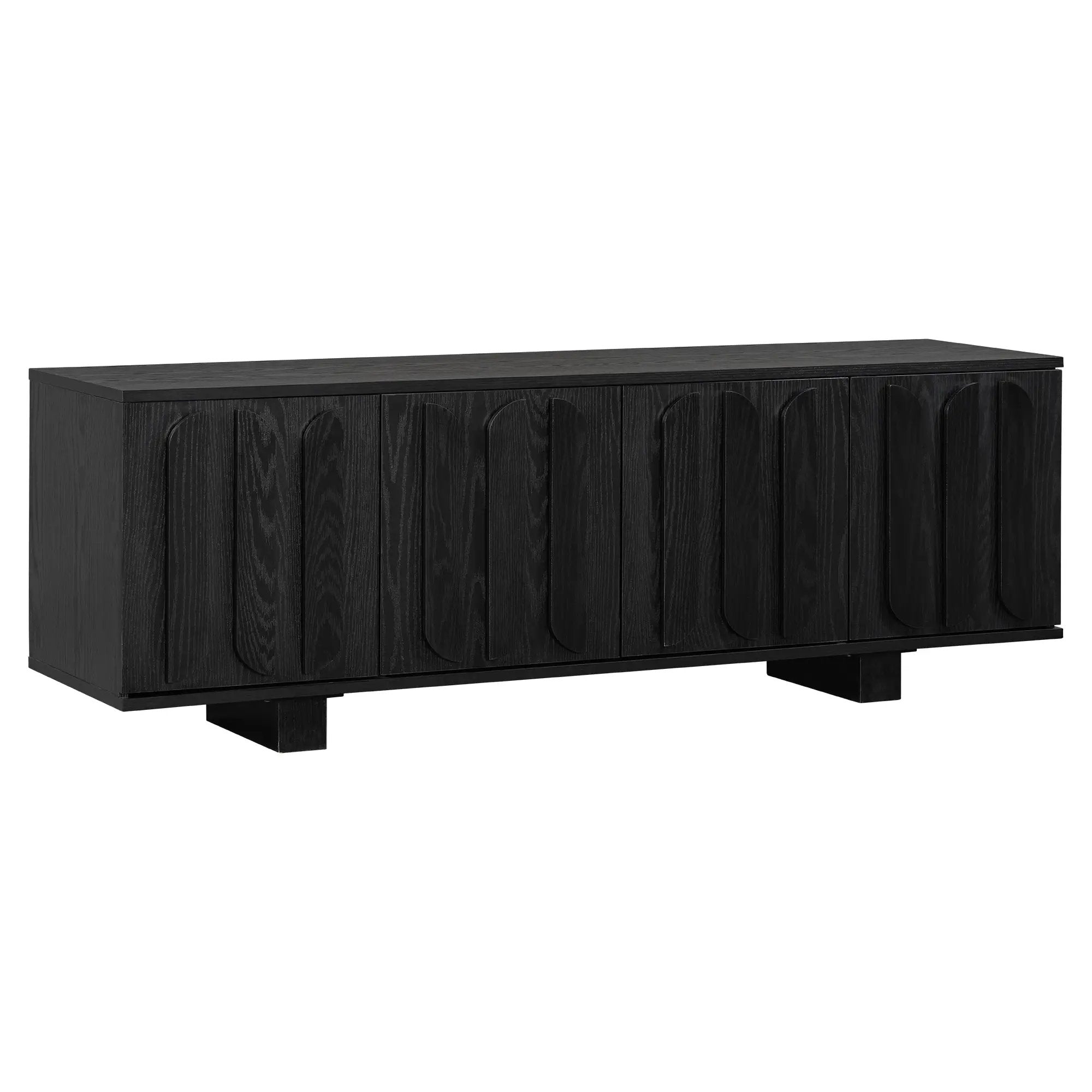 Vibe Haus 63'' Farmhouse TV Stand for TVs up to 75 Inches by HouseOfZazla