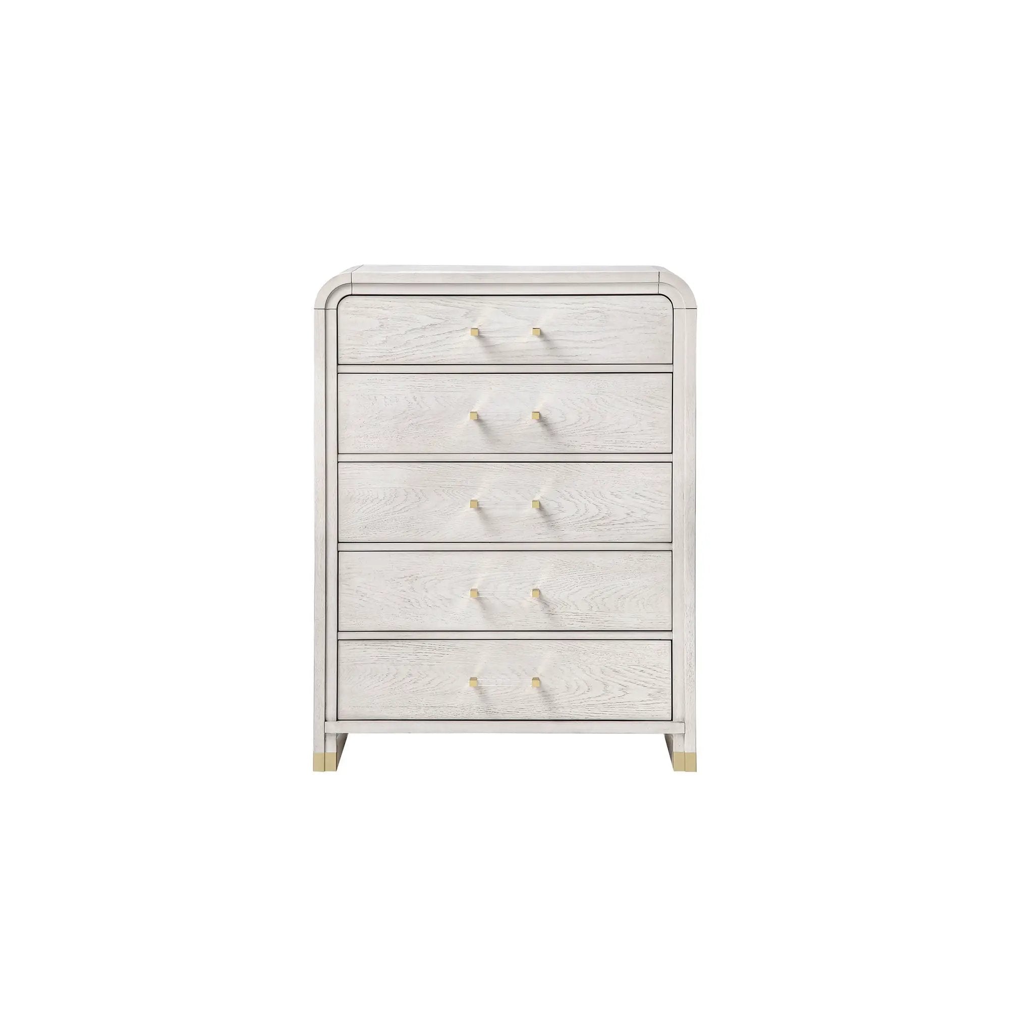 Malco - Chest, Gold Accents - Oak by Unique Piece Furniture