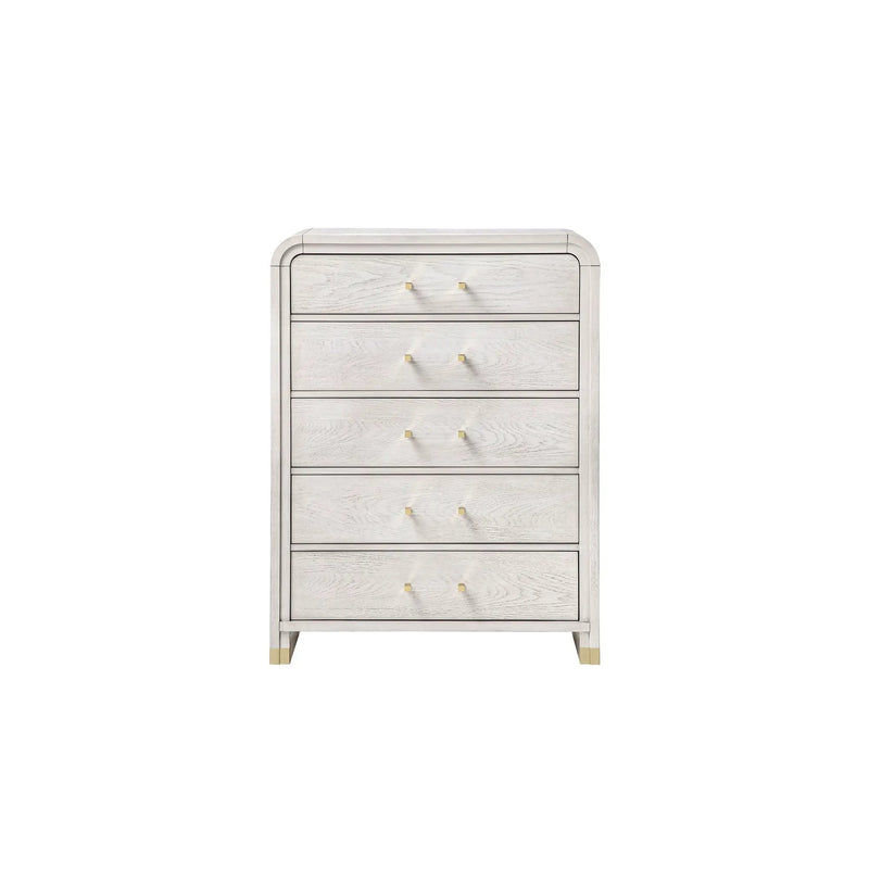 Malco - Chest, Gold Accents - Oak by Unique Piece Furniture