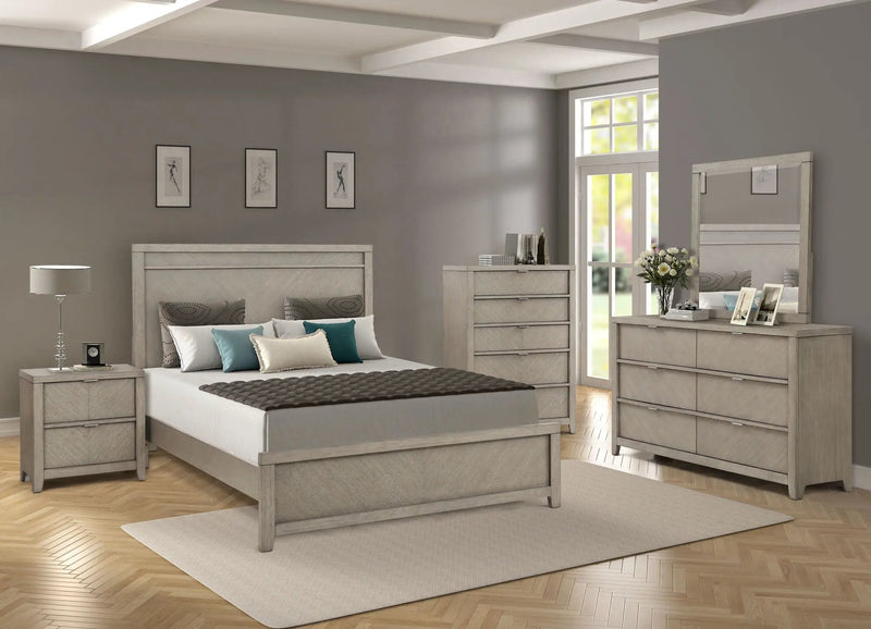 6 Drawer Dresser - Light Gray by Unique Piece Furniture
