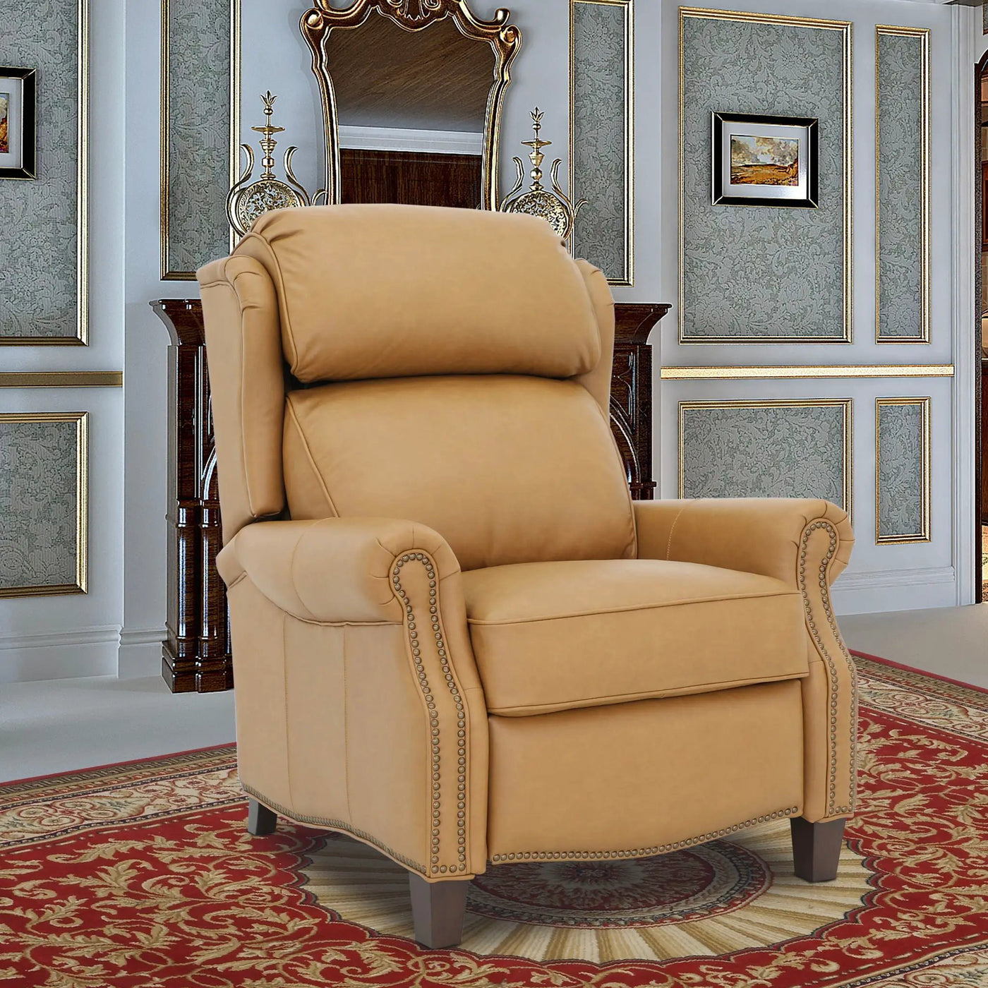 Meade - Push Thru The Arm Recliner by Unique Piece Furniture