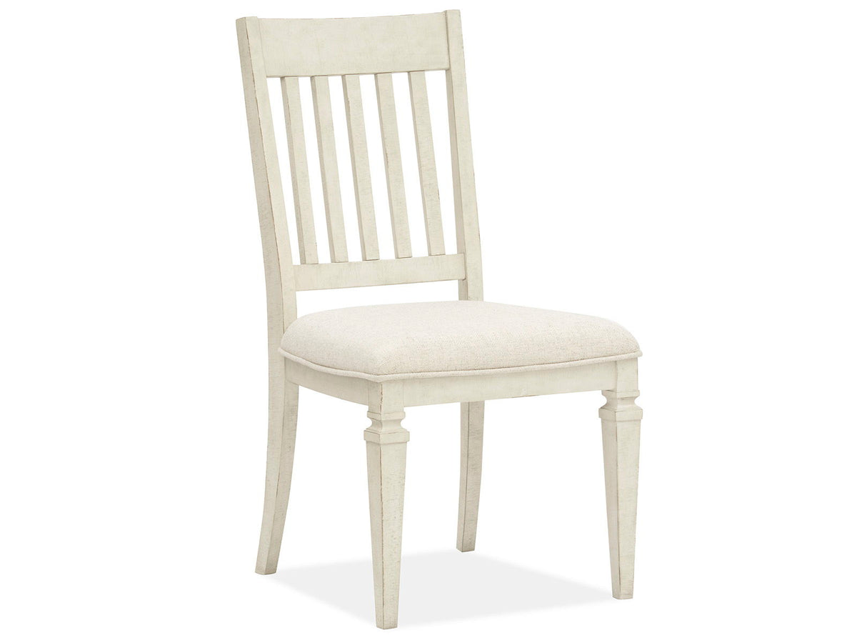 Newport - Dining Side Chair With Upholstered Seat (Set of 2) - Alabaster, photo 6 of 7