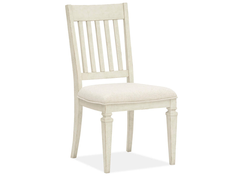 Newport - Dining Side Chair With Upholstered Seat (Set of 2) - Alabaster, photo 6 of 7