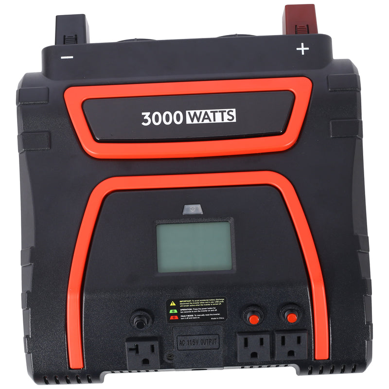 3000 Watt Power Inverter with LED Display - Modified Sine Wave - Plastic, photo 6 of 9