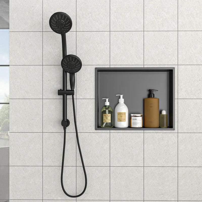 Stainless Steel Shower Niche With Seamless Design For Bathroom Storage by HouseOfZazla