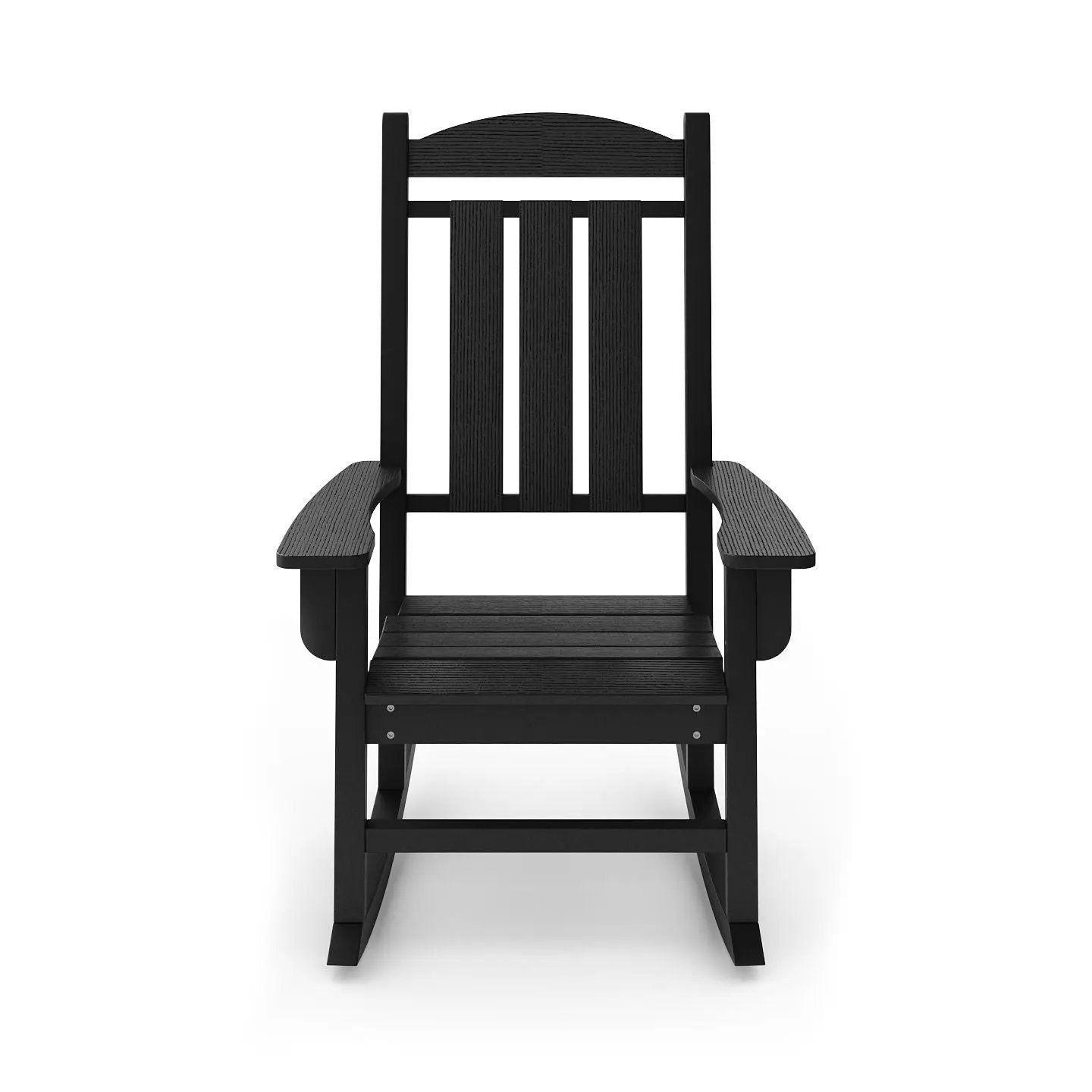 Traditional Porch Rocker Classic HDPE Poly Lumber For Porch, Patio, And Garden Comfort by Unique Piece Furniture