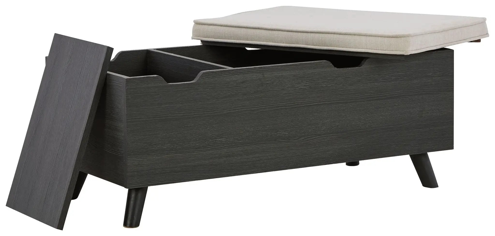 Yarlow - Storage Bench - Dark Gray by Unique Piece Furniture