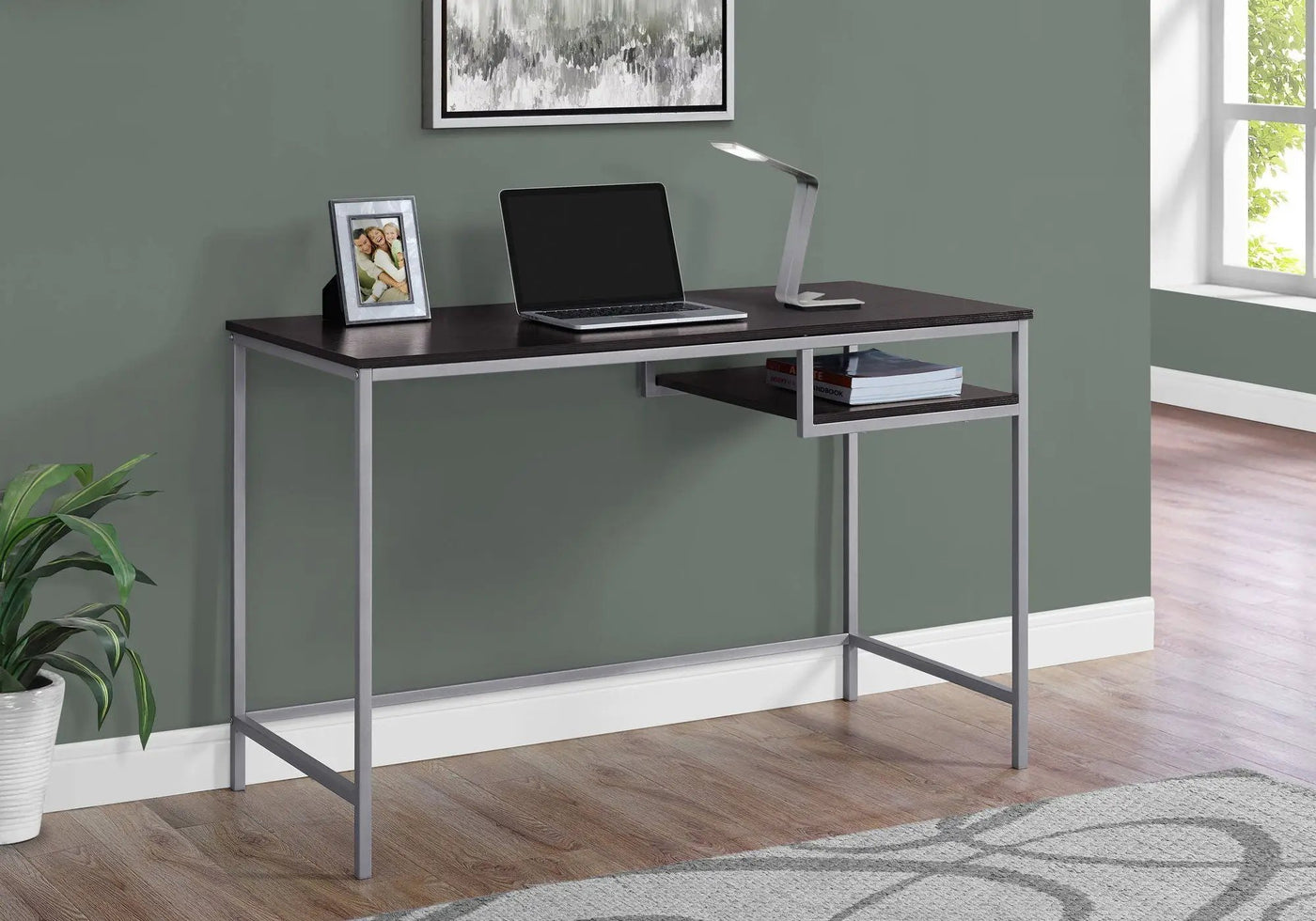 Computer Desk For Home Office, Compact Modern Design by HouseOfZazla