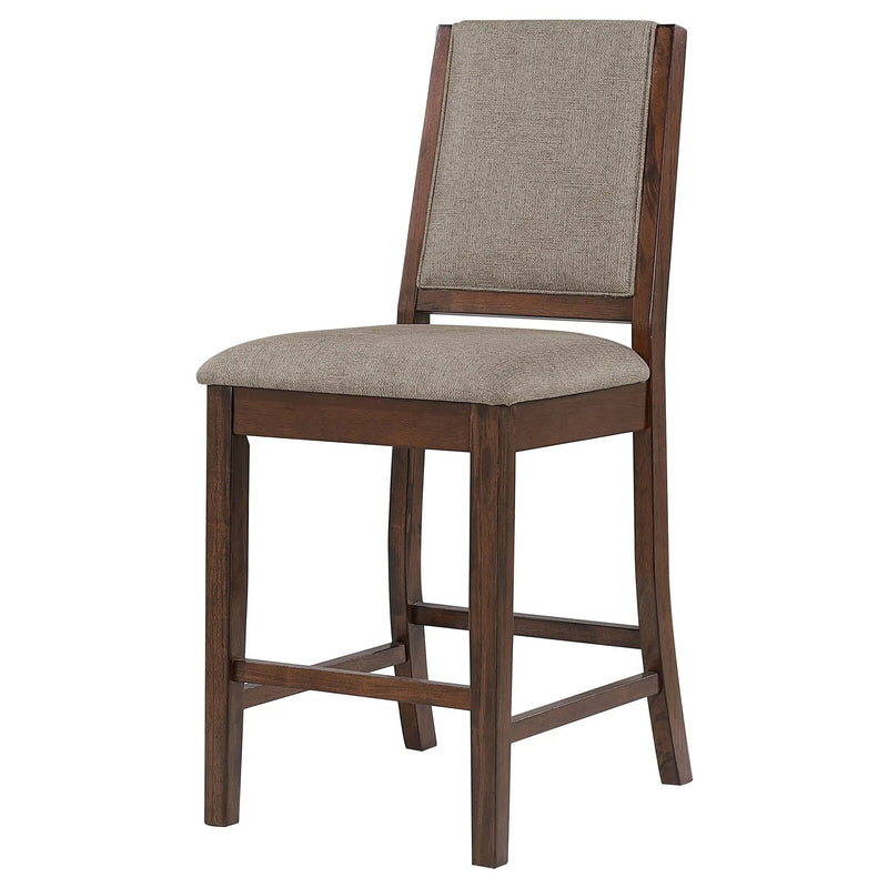 Patterson Upholstered Counter Chair Mango Oak (Set of 2) by Unique Piece Furniture